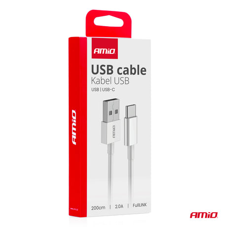 KABELL KARIKIMI AM-03894 USB-A to USB-C 2A FullLink 200 cm