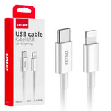 KABELL KARIKIMI AM-03898 USB-C to Apple Lightning 20W FullLink 100 cm