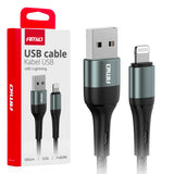 KABELL KARIKIMI AM-03913 USB-A to Apple Lightning 3A FullLink 100 cm