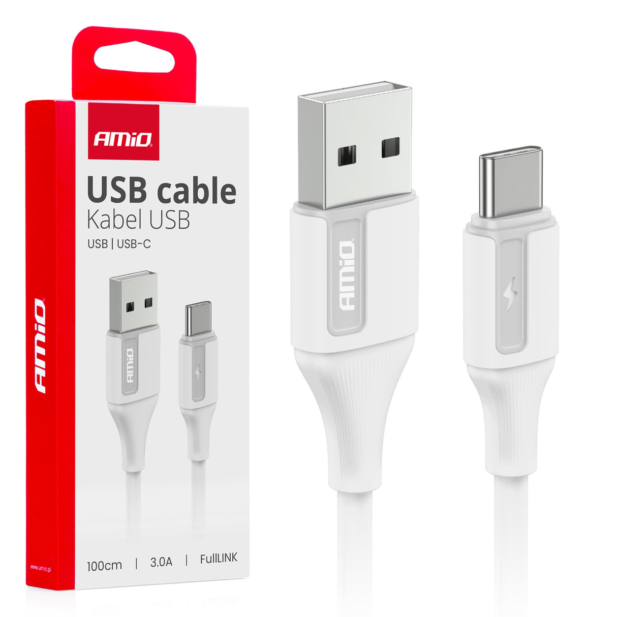 KABELL KARIKIMI AM-03917 USB-A to USB-C 3A FullLink 100 cm