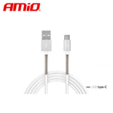 KABELL KARIKIMI USB Type-C FullLink 2.4A AMiO AM-01433 100cm