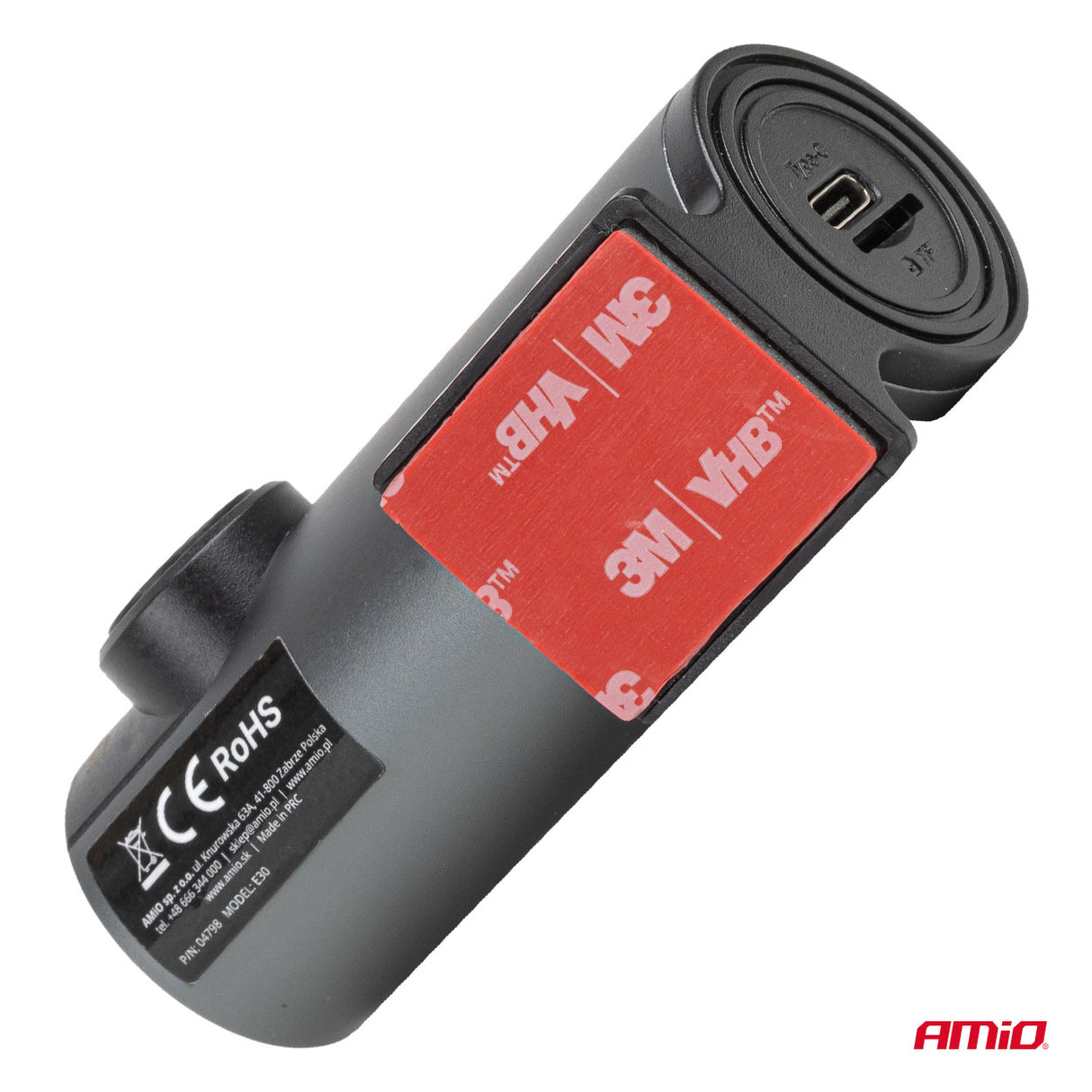 KAMERA AMIO AM-04798 12/24V DASH CAMERA 1K WLAN 2.4GHz Wi-Fi FULL HD