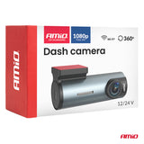 KAMERA AMIO AM-04798 12/24V DASH CAMERA 1K WLAN 2.4GHz Wi-Fi FULL HD