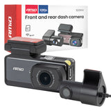 KAMERA AMIO AM-04799 12/24V DUAL DASH CAMERA 1K+1K WLAN (Front+Rear) 2.99" DISPLAY 2.4GHz Wi-Fi FULL HD