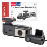 KAMERA AMIO AM-04800 12V DUAL DASH CAMERA 2K+1K WLAN (Front+Rear) 2" LCD DISPLAY 2.4GHz Wi-Fi FULL HD
