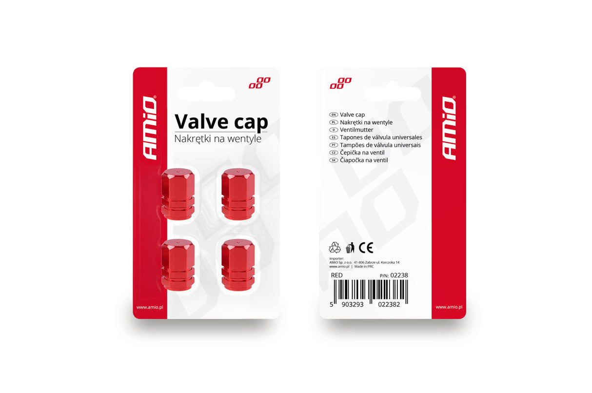 KAPUCA VENTILI AM-02238 ALUMINIUM-TE KUQ SET