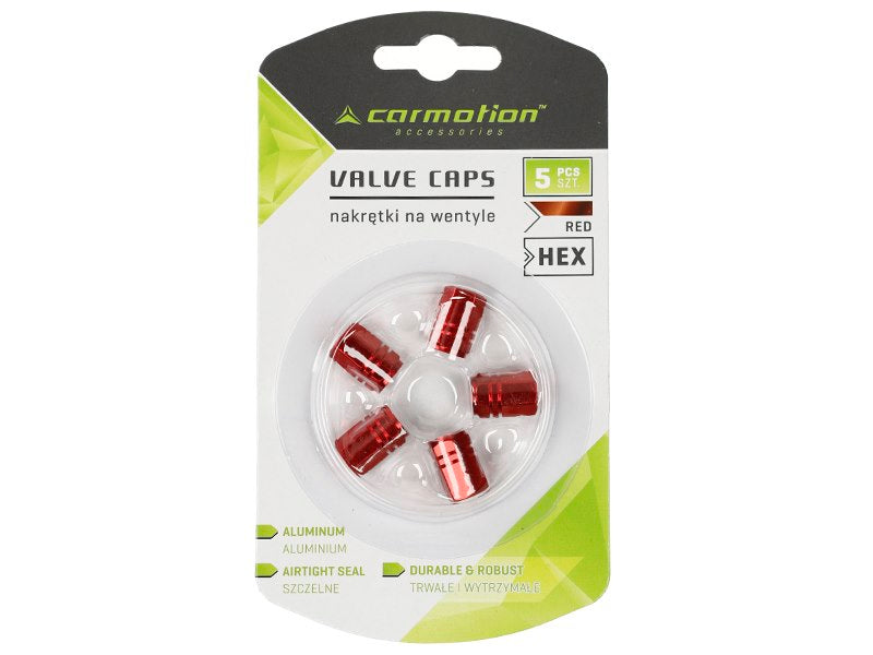 KAPUCA VENTILI CM-63476-RD ALUMINIUM HEX RED 5 COPE
