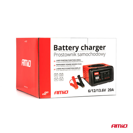 KARIKUES BATERIE AMIO AM-04057 20A 6/12V (AGM/ GEL/ MF/ WET-batteries supported)