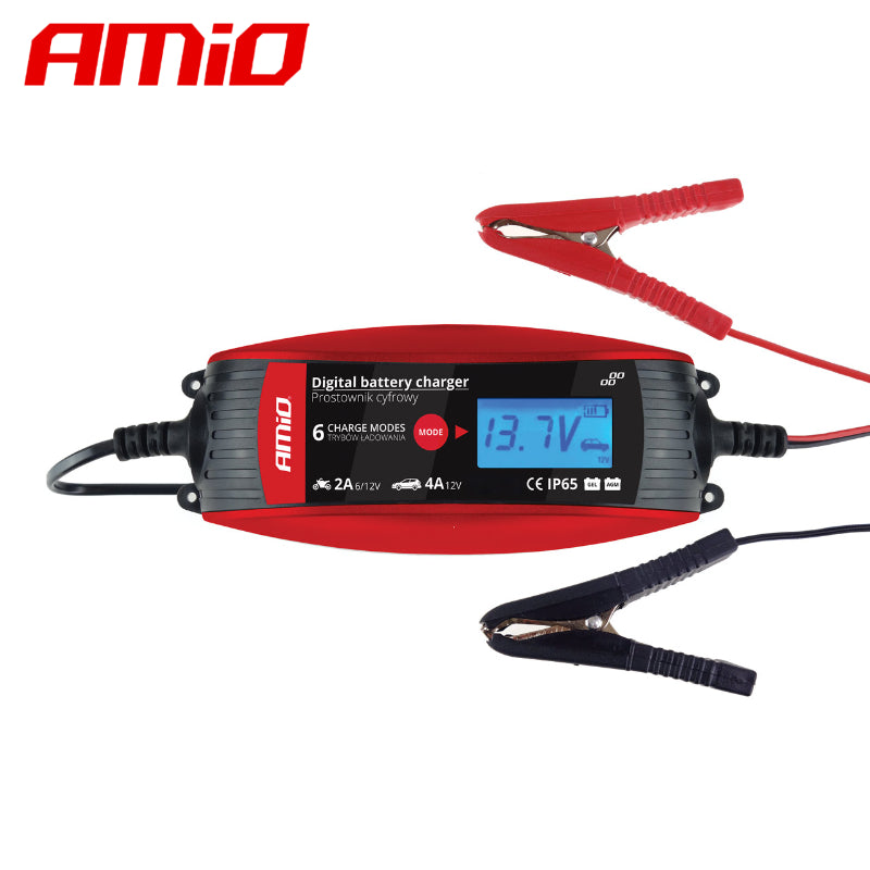 KARIKUES BATERIE DIGITAL AMIO AM-02088 6/12V 2A/4A 60W IP65