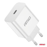 KARIKUES CELULARI AM-03891 1xUSB-C 20W DC100-240V QUICK CHARGE (CE RoHS)