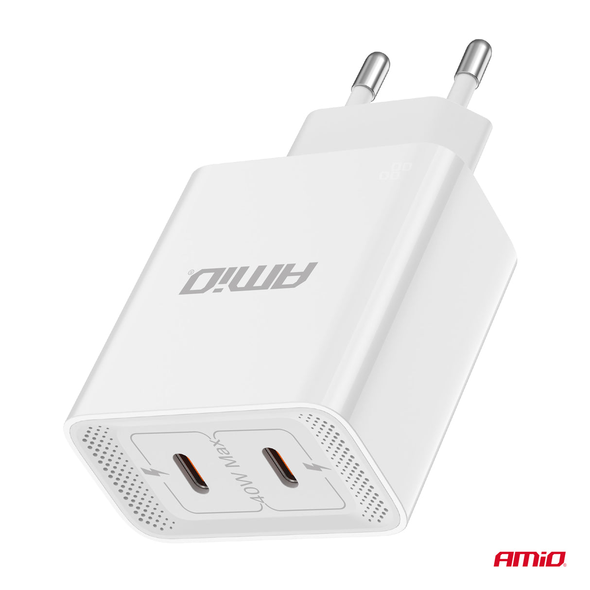 KARIKUES CELULARI AM-03892 2xUSB-C 40W DC100-240V QUICK CHARGE (CE RoHS)