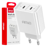 KARIKUES CELULARI AM-03892 2xUSB-C 40W DC100-240V QUICK CHARGE (CE RoHS)