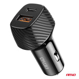 KARIKUES CELULARI AM-04282 1xUSB-A+1xUSB-C 20W DC12-24 V QUICK CHARGE (CE RoHS)