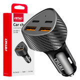 KARIKUES CELULARI AM-04284 2xUSB-A+2xUSB-C 50W DC12-24 V QUICK CHARGE (CE RoHS)