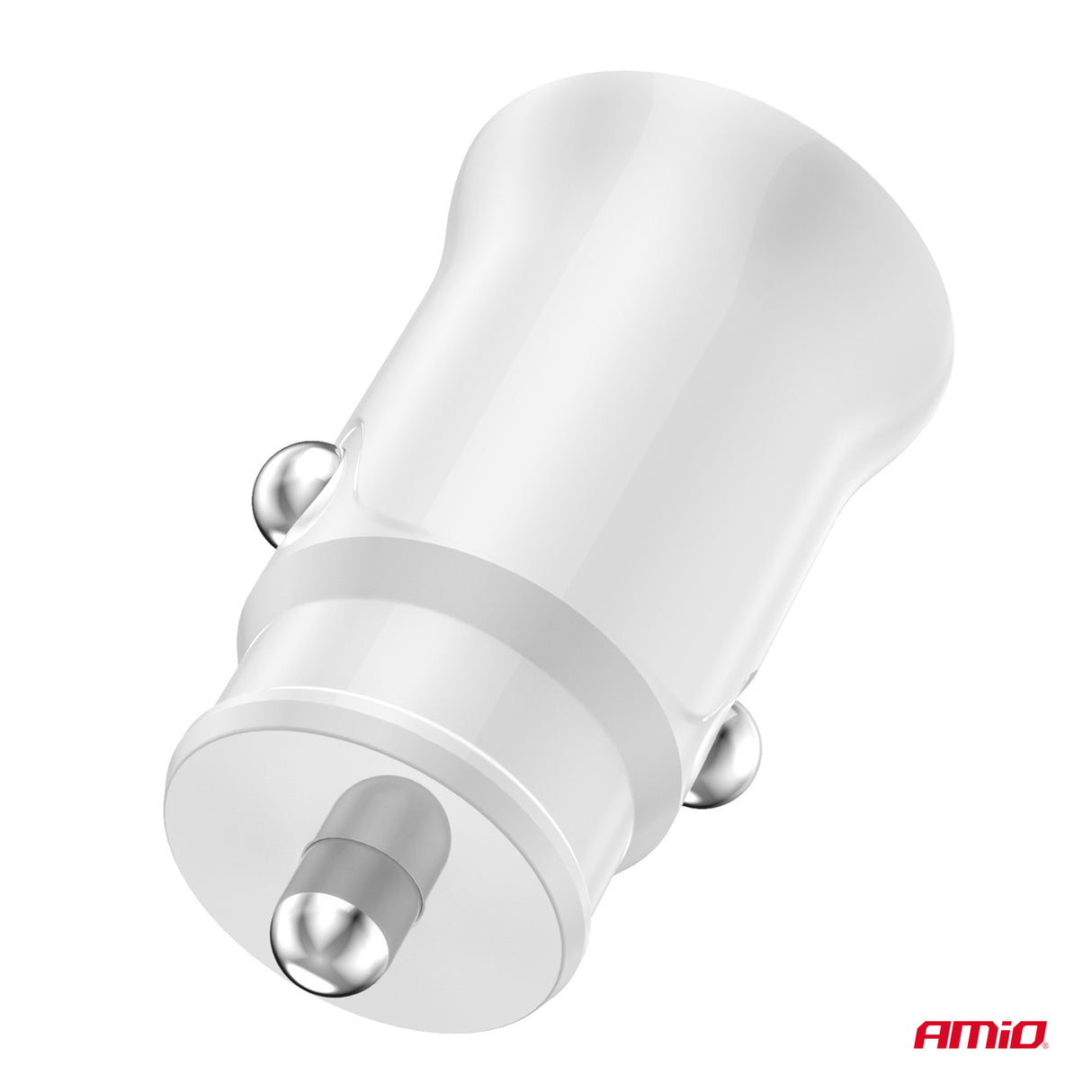 KARIKUES CELULARI AMiO AM-03872 2xUSB-A 10.5W DC12-24V