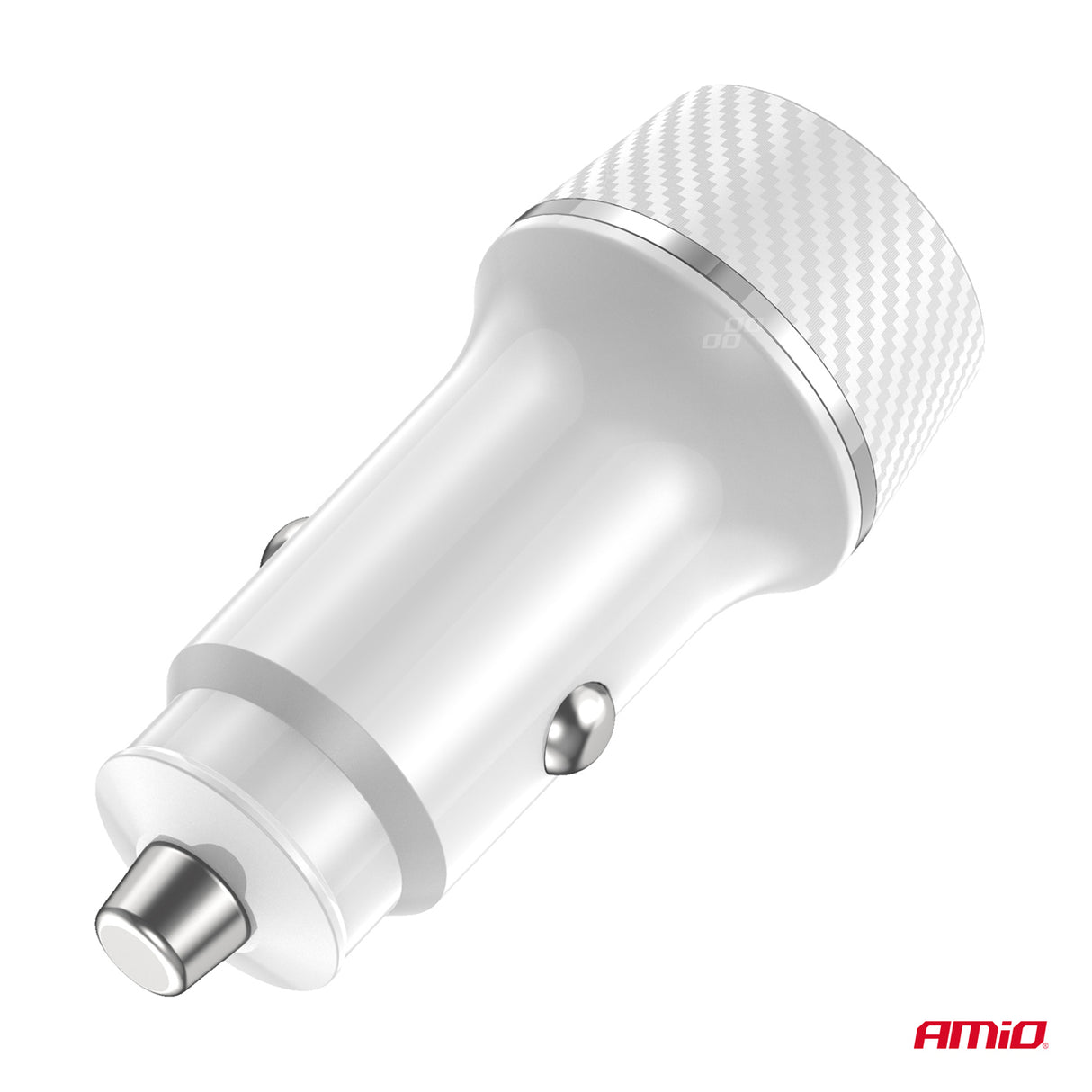 KARIKUES CELULARI AMiO AM-03878 1xUSB-A+1xUSB-C 20W DC12-24V
