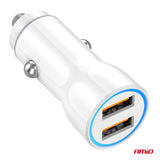 KARIKUES CELULARI AMiO AM-03879 2xUSB-A 10.5W DC12-24V