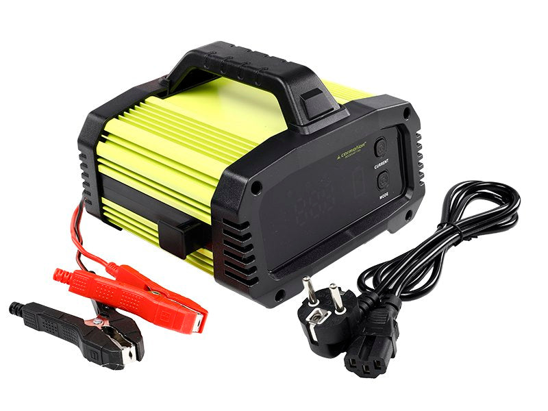 KARIKUES DHE STARTER BATERIE CM-58699 SMART BATERY CHARGER 25A 12V/ 15A 24V (Gel/ LiFePO4/ Lead-acid/ EFB/ AGM/ SLA-batteries supported)