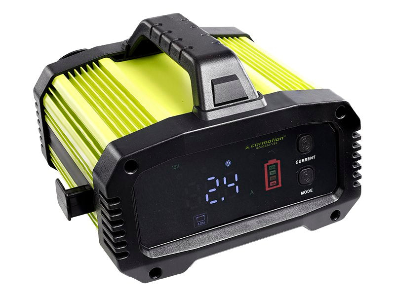 KARIKUES DHE STARTER BATERIE CM-58699 SMART BATERY CHARGER 25A 12V/ 15A 24V (Gel/ LiFePO4/ Lead-acid/ EFB/ AGM/ SLA-batteries supported)