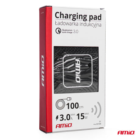 KARIKUES INDUCT-FREE AM-03144 WIRELESS CHARGING PAD 15W 3.0A QC (WCP-1)
