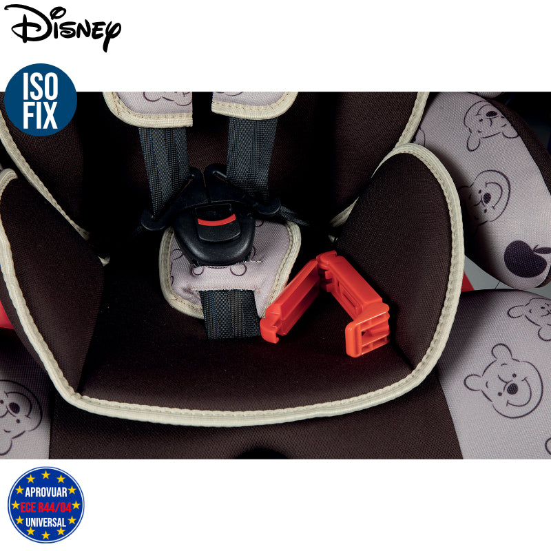 KARRIGE FEMIJESH PER MAKINE CL-10593 WINNIE THE POOH 9-36KG ISOFIX (ECE R44/04)