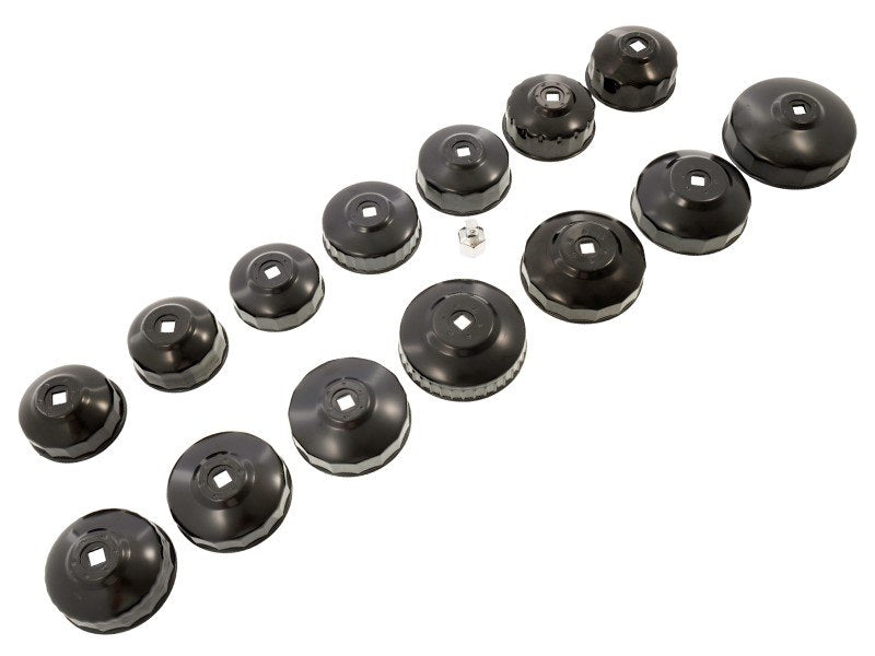 KIT CELESASH ME FOLE PER FILTER VAJI CM-58747 OIL FILTER SOCKET WRENCHES 15-PJESE