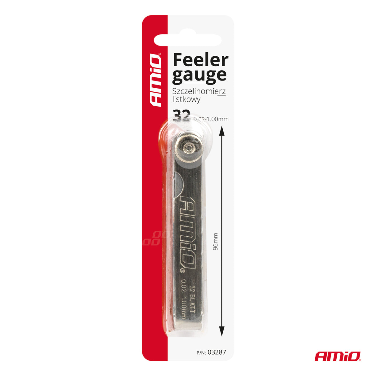 SPECIMETER AM-03287 GAP METER 0.02-1 mm 32-FLETA 8.9 cm