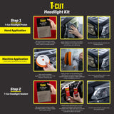 KIT PER RIGJENERIM FENERESH T-CUT HEADLIGHT RESTORATION SET-THK106