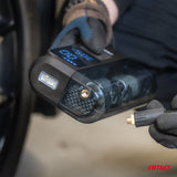 KOMPRESOR AJRI PORTATIV DHE POWERBANK AM-04378 40W 150PSI