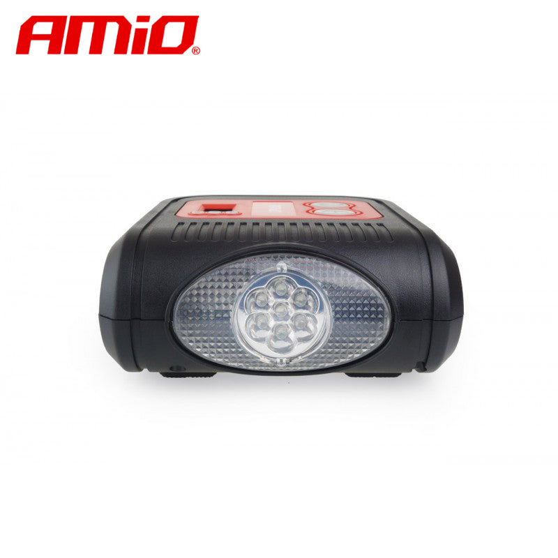 KOMPRESOR AJRI AMiO AM-02380 12V 150PSI 10bar (ACOMP-10)  Ekran Dixhital + LED