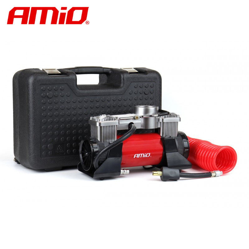KOMPRESOR AJRI AMiO AM-02640 12V 150PSI 2-CILINDRA (ACOMP-18) HQ (me valixhe)