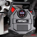 KOMPRESOR AJRI AMiO AM-02642 12V 150PSI 10bar (ACOMP-17)  Ekran Dixhital + LED