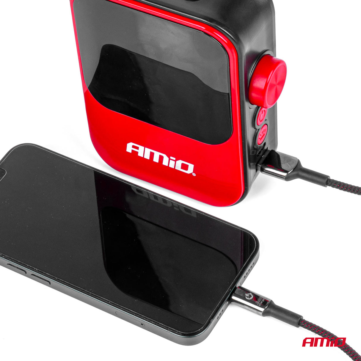 KOMPRESOR AJRI AMiO AM-03690 DC7.4V 40W 150PSI 10bar CORDLESS (Charging: USB-C)