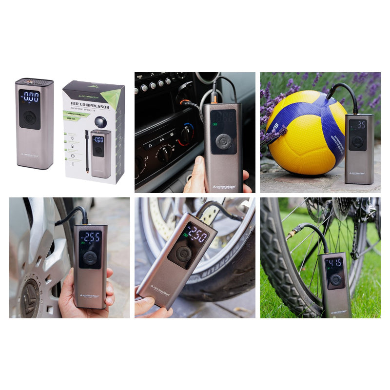 KOMPRESOR AJRI DHE POWERBANK CM-63330 DC12V 150PSI