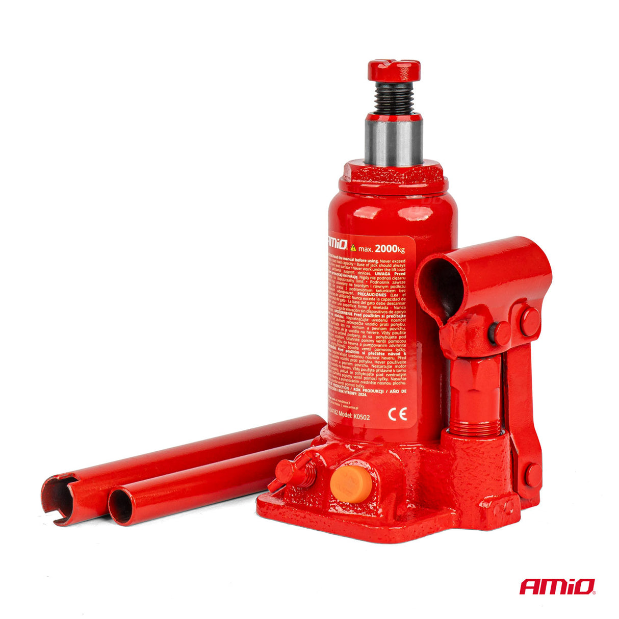 KRIK HIDRAULIK AM-04182 2-TON 148-278mm CE-Certif. (PVC-Box)