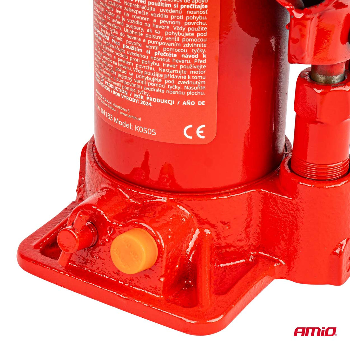 KRIK HIDRAULIK AM-04183 5-TON 195-380mm CE-Certif. (PVC-Box)