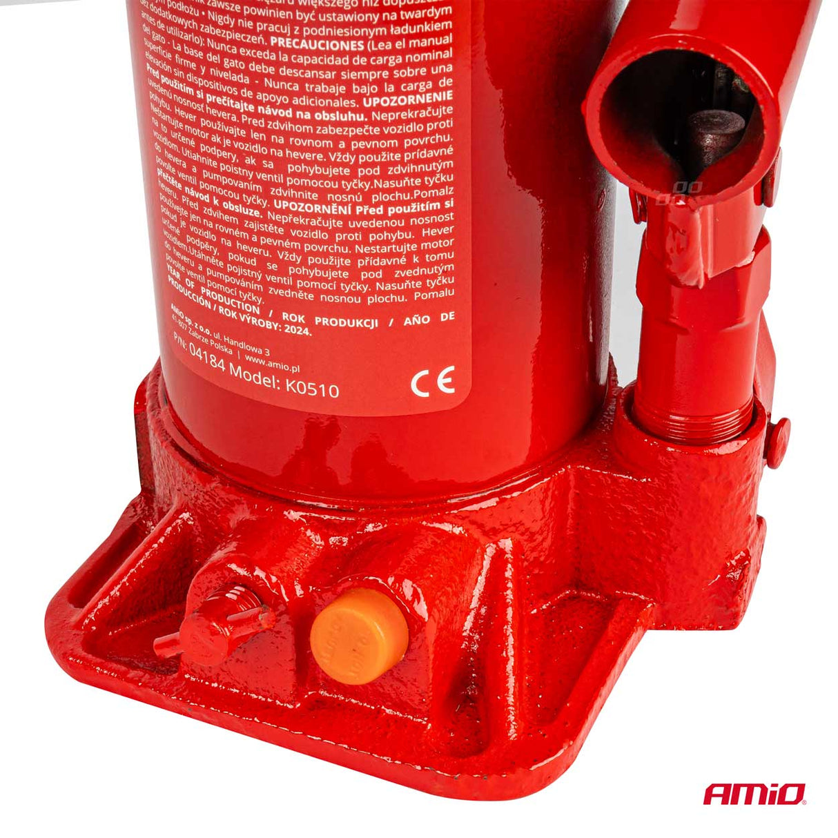 KRIK HIDRAULIK AM-04184 10-TON 200-385mm CE-Certif. (PVC-Box)
