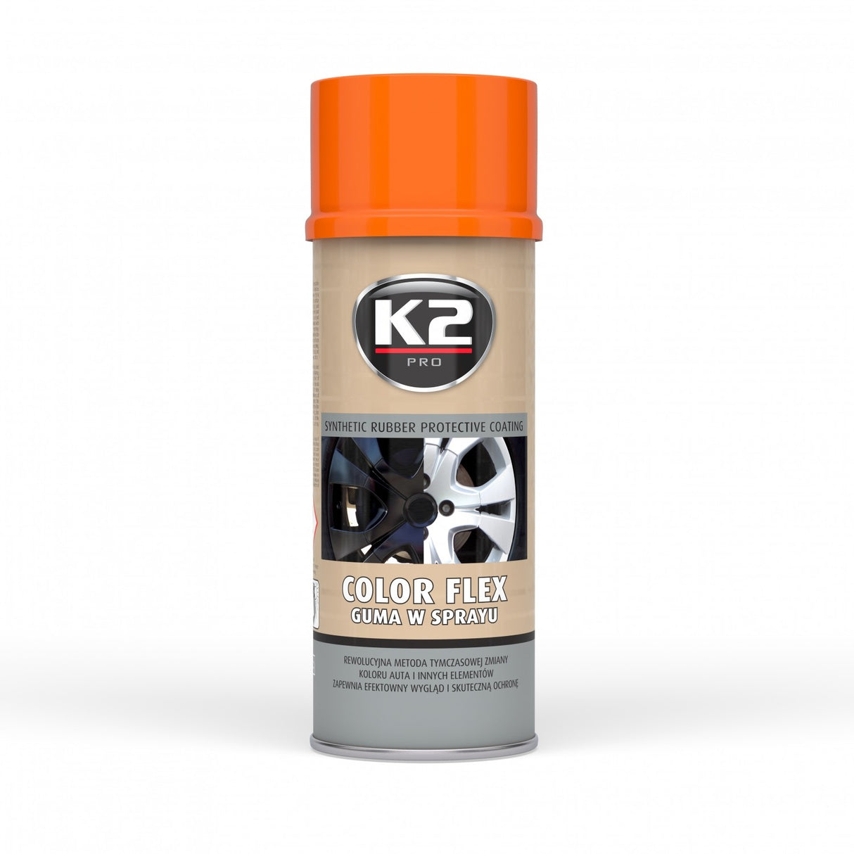 BOJE SPRAY PER DISQE K2 COLOR FLEX (PORTOKALLI) 400 mL - L343PO