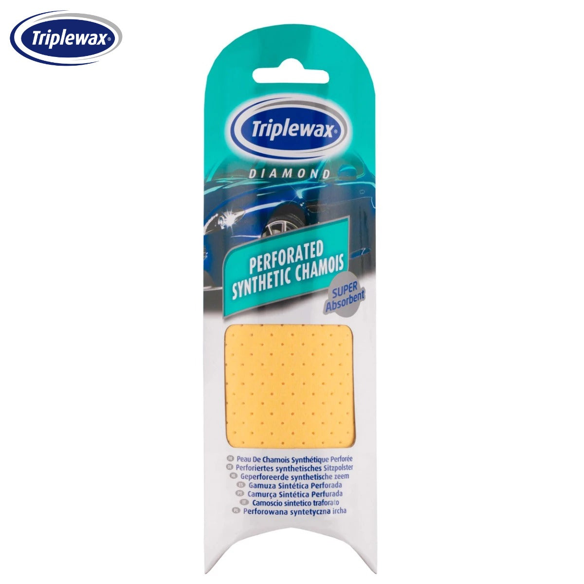 PECETE LAVAZHI TRIPLEWAX PERFORATED SYNTHETIC CHAMOIS TUBE (Medium)-CTA155