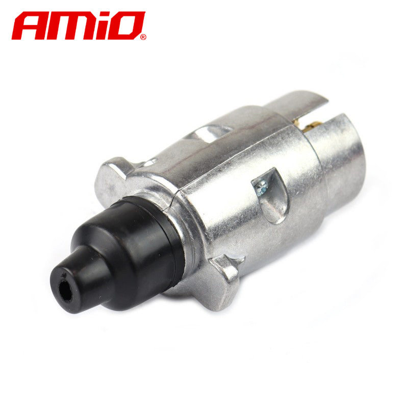 LIDHES PER RIMORKIO AM-01255 TRAILER PLUG 7-PIN ALU