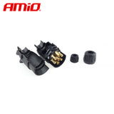 LIDHES PER RIMORKIO AM-02144 TRAILER PLUG 7-PIN+NUT
