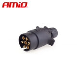 LIDHES PER RIMORKIO AM-02144 TRAILER PLUG 7-PIN+NUT