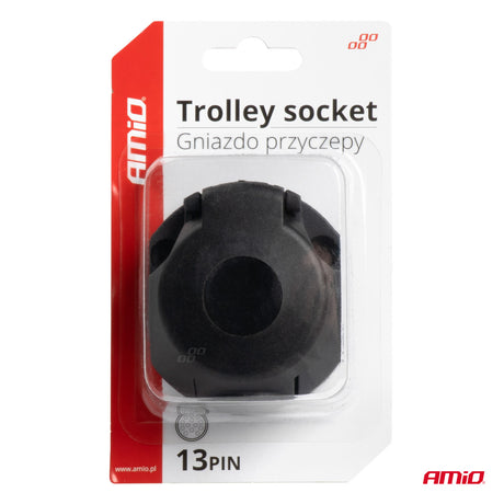 LIDHES PER RIMORKIO AM-03219 TRAILER SOCKET 13-PIN (Blister)