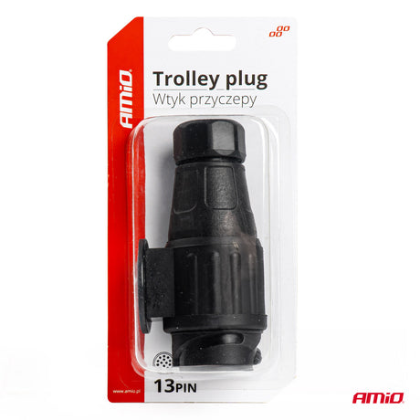 LIDHES PER RIMORKIO AM-03220 TRAILER PLUG 13-PIN (Blister)