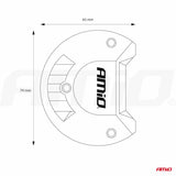 LIGHT BAR AMIO AM-02543 9-36V 540W 160LED COMBO (AWL-29) 650 x 74 mm 1 COPE