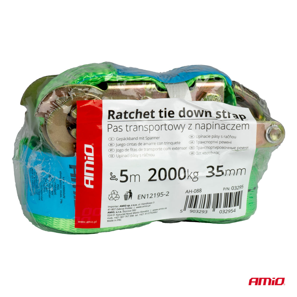 LITAR BAGAZHI ME KRIKET AM-03295 2000 kg 38 mm 5 m SET