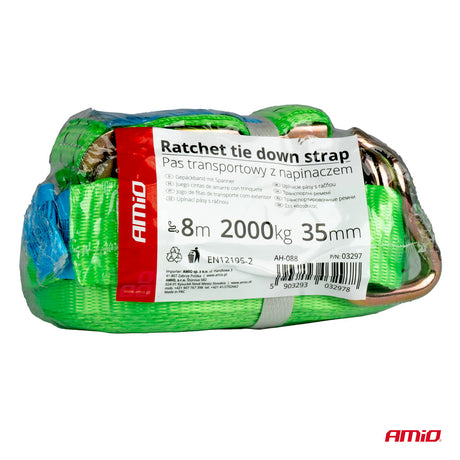LITAR BAGAZHI ME KRIKET AM-03297 2000 kg 38 mm 8 m SET