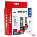 LLAMPA LED AMiO F25 PRO BLACK-Series H8/ H9/ H11/ H16 AM-04721 FULL CANBUS 12/24V 68W 7646LM 6000K SET