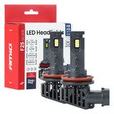 LLAMPA LED AMiO F25 SILVER-Series H8/ H9/ H11/ H16 AM-04705 FULL CANBUS 12/24V 62W 6000LM 6000K SET