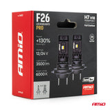 LLAMPA LED AMiO F26 PRO LUMITEC LIMITED-Series H7/ H18 AM-04872 DUO FULL CANBUS +130% 12/24V 68W 3500LM 6000K SET